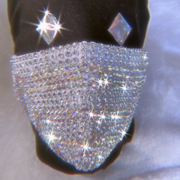 Bling Rhinestone Face mask - Picture 2 of 7